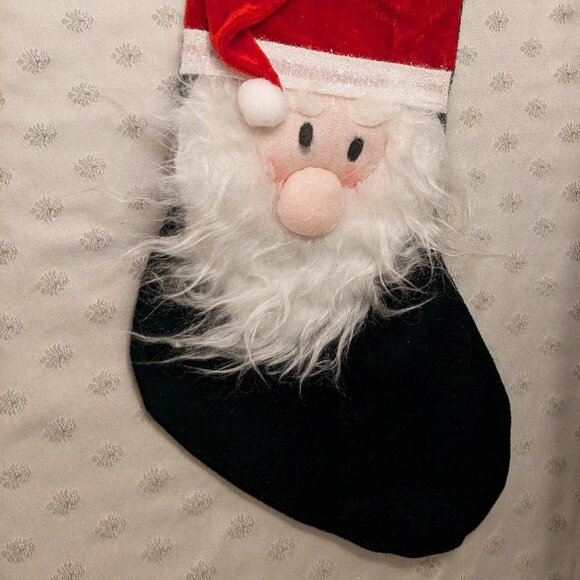 New! Santa Floppy Hat Stocking 16" - Picture 1 of 5